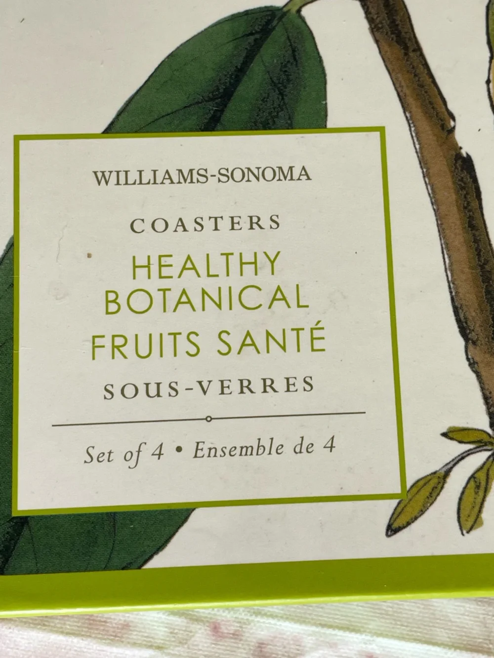 WILLIAMS-SONOMA COASTERS